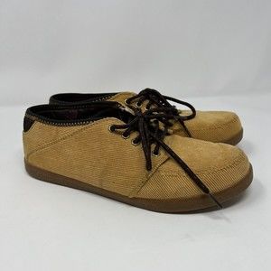 Men's Osiris Convert Skateboarding Shoes Size 7 Tan Brown Gum Sole